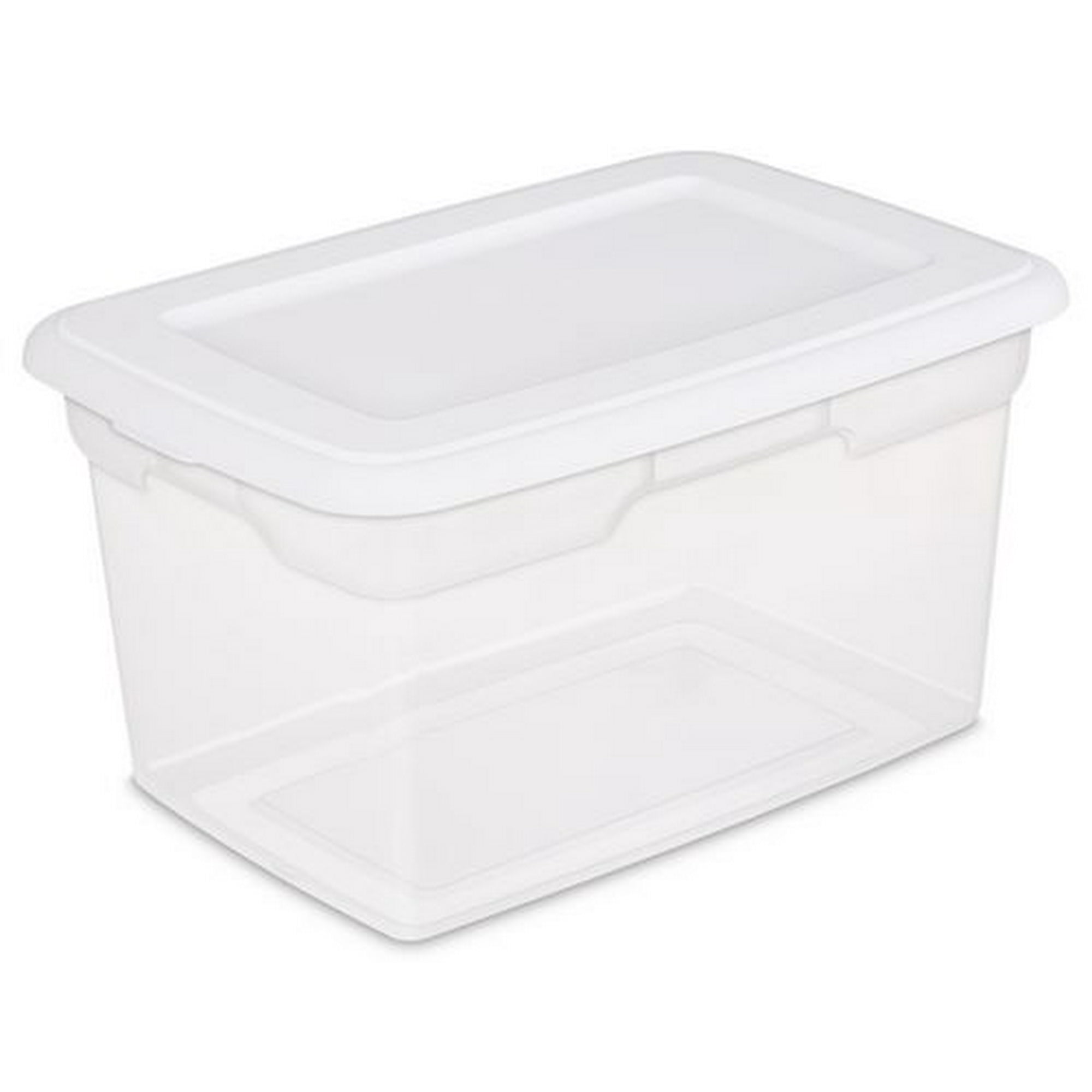 Sterilite 18.9 Liter White Storage Box, 18.9 Liter 