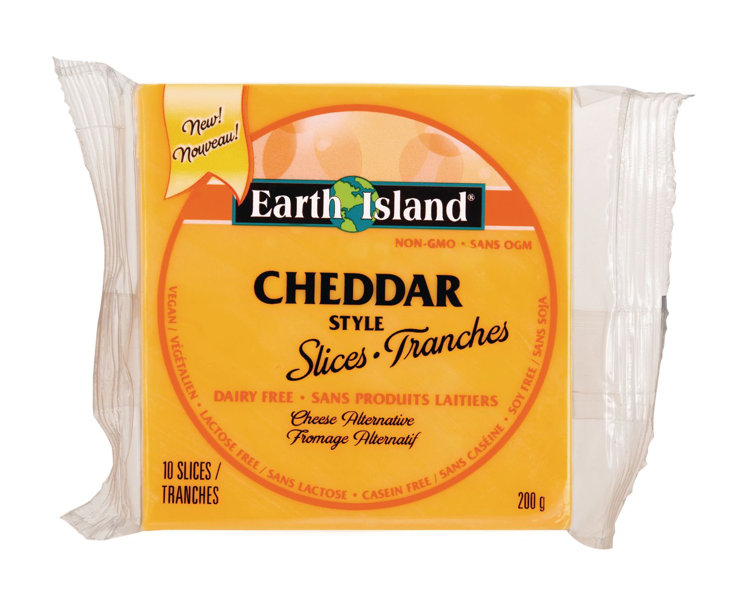 Earth Island Dairy Free Cheddar Style Cheese Slices Walmart Canada