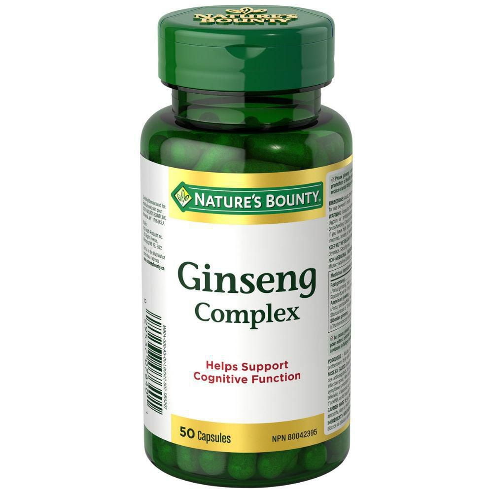 Nature's Bounty Ginseng Complex | Walmart Canada