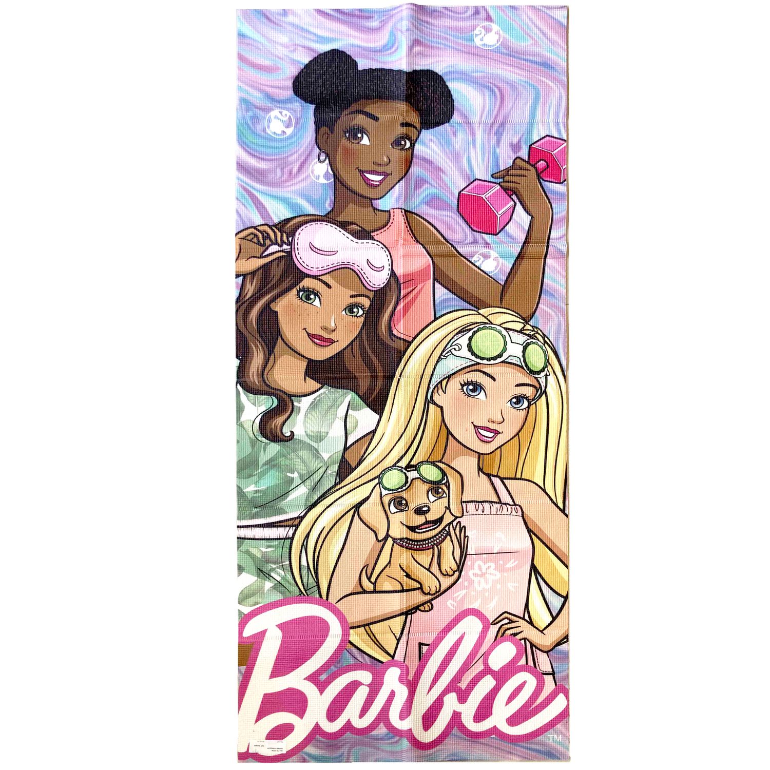 Mattel, 5pc Strong Girls Make Waves - Barbie Fitness Kit, Pink Combo 