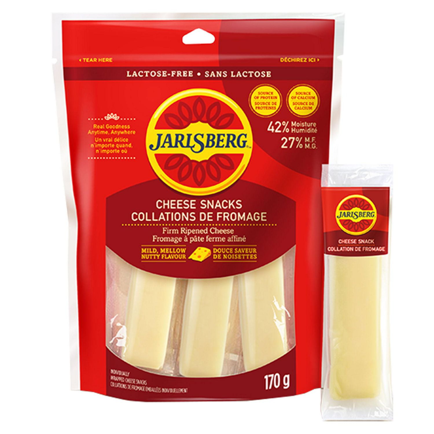 Jarlsberg Cheese Portion Packs Snacks - Walmart.ca