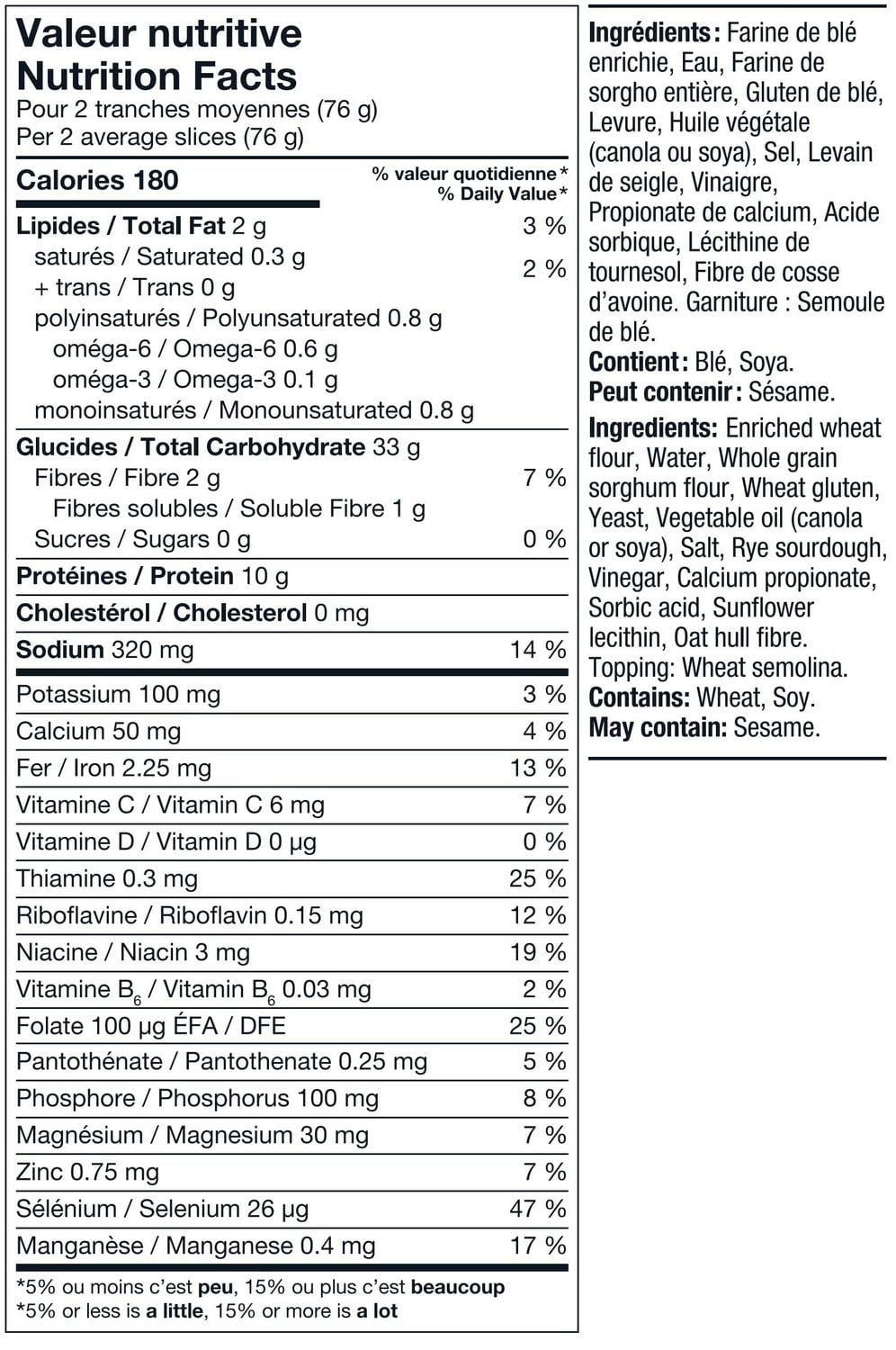 Miche style artisanal Le Royal Les Grains St-Méthode 650 g