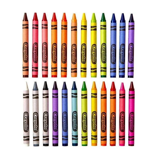 Crayola - Crayons de couleur - 24 ct 24 crayons de cire 