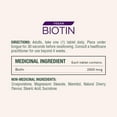 thumbnail image 3 of NATURE'S BOUNTY Biotin, Quick Dissolve Tablets, Maintains Hair And Skin Health, Maintains Nail Health, Helps To Metabolize Nutrients, Vegan, Cherry Flavour 100ct, 3 of 6