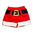 thumbnail image 1 of Mad Engine Men's Fuzzy Santa Boxers, 1 of 4