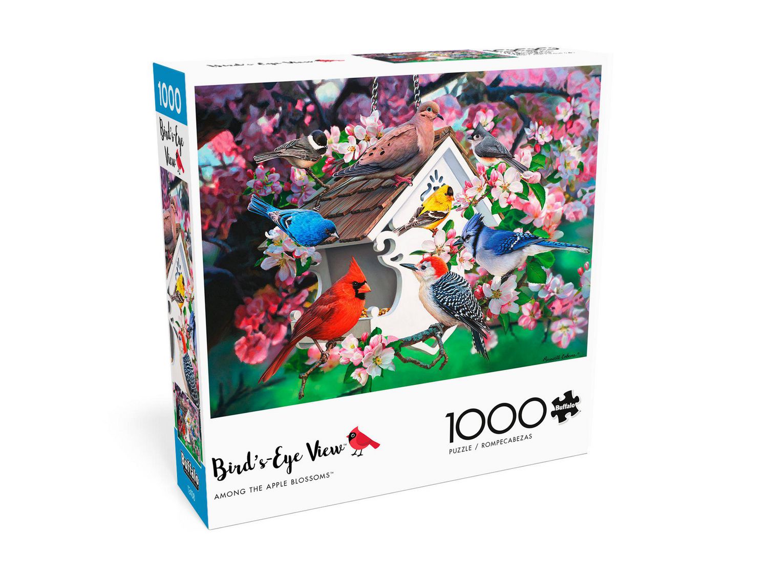 1000 Piece Puzzle Among The Apple Blossoms Jigsaw Bird's Eye View NEW 