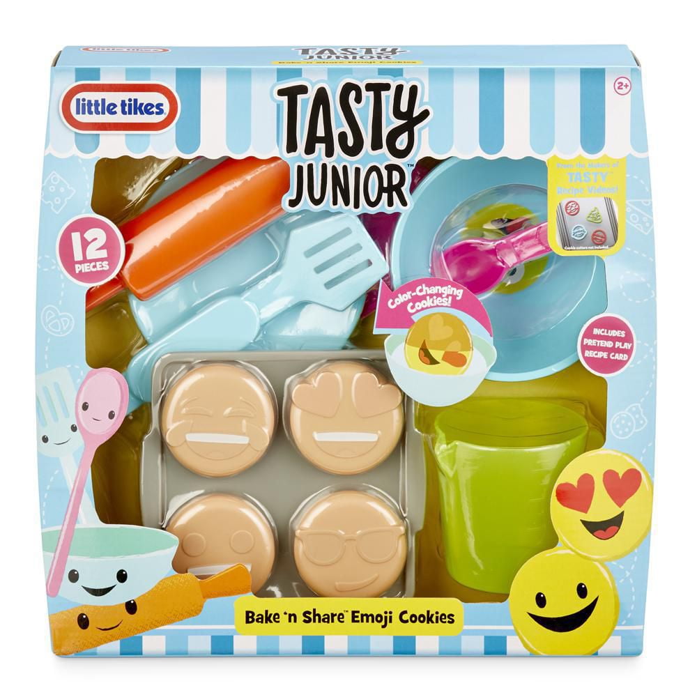 Little Tikes Tasty Jr. Bake 'n Share Emoji Cookies Role Play Activity