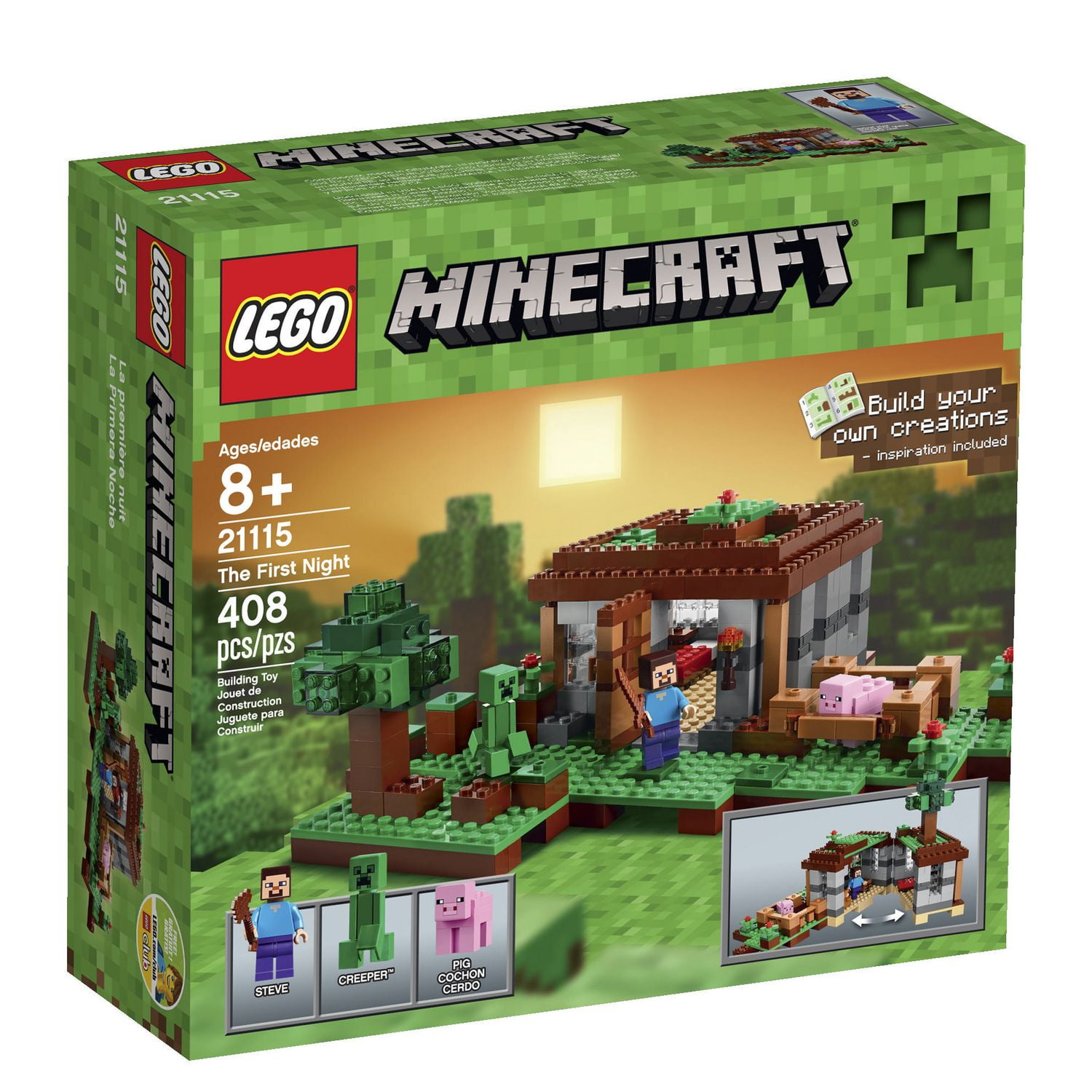 Lego minecraft survival day 1 sale