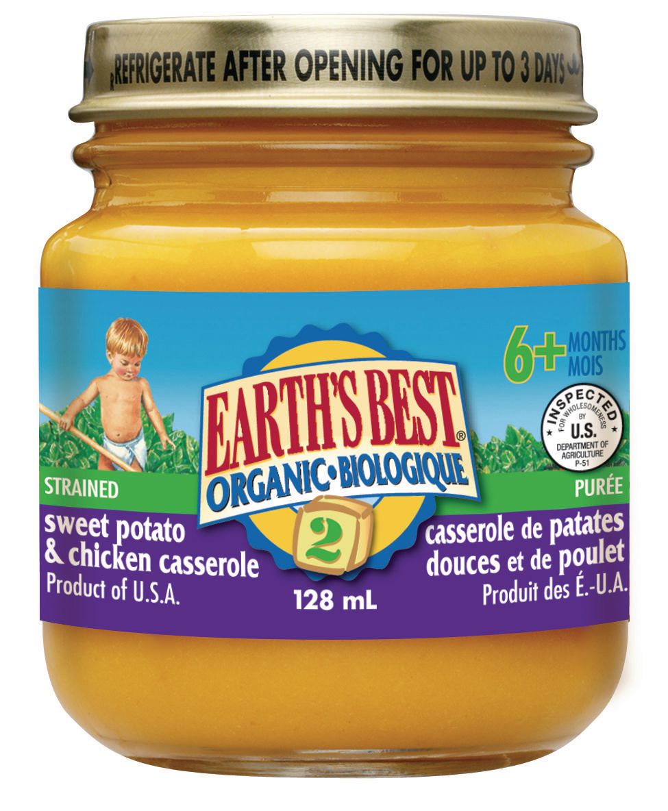 Earth�s Best Organic Sweet Potato And Chicken Casserole