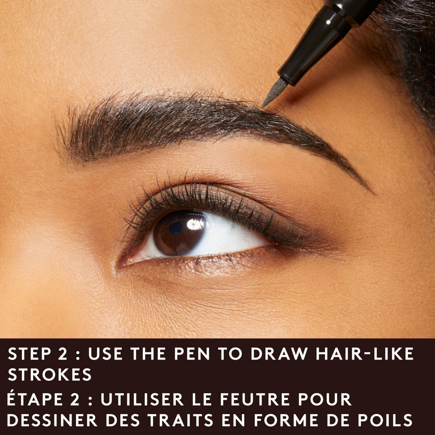 COVERGIRL Easy Breezy Brow 24HR Brow Ink Pen™, dual applicator, ultra-precise felt-tip, spoolie comb, water-resistant, lightweight, 100% Cruelty-Free, Eyebrow pen that lasts 24hrs