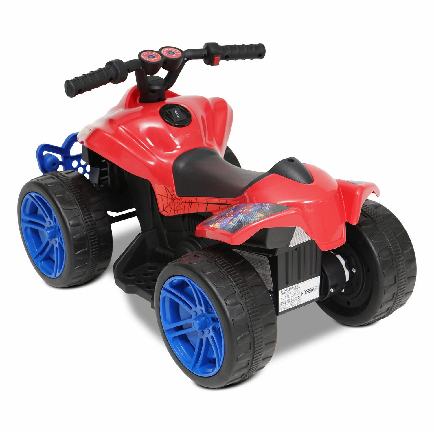 Marvel Spiderman ATV 6 Volt Ride On Toy Goes Forward and Reverse 