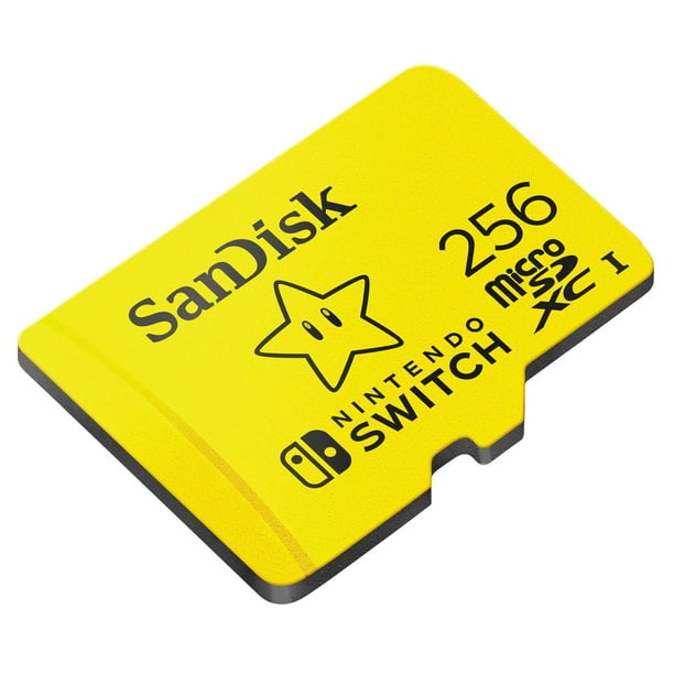 SanDisk Carte microSDXC UHS-I pour Nintendo Switch 512 Go - Produit sous  licence Nintendo, jusqu'à 100 MB/s UHS-I Class 10 U3 : : Jeux vidéo