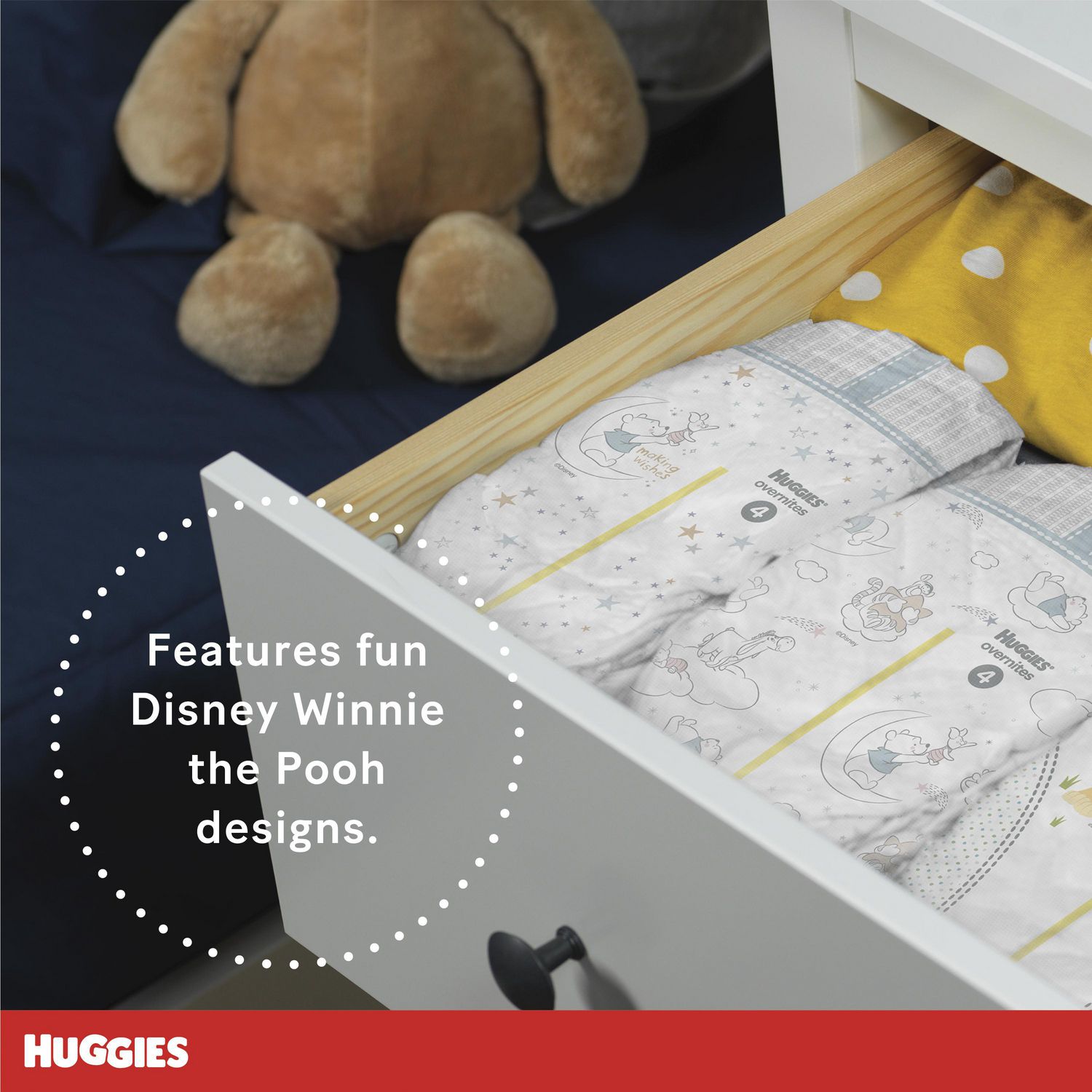 Huggies Disposable Overnight Diapers - Size 3 - 66ct 66 ct