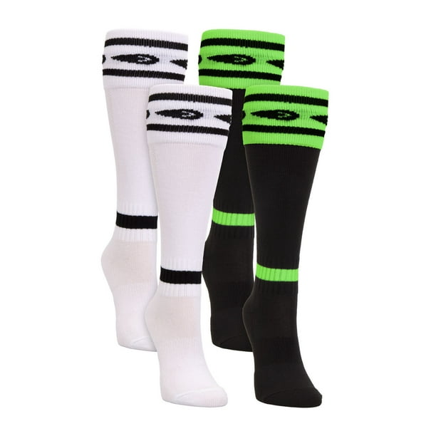 Mitre Pee Wee Soccer Neon Green/Neon Orange 2-Pack Socks 