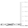 thumbnail image 3 of Bague de mariage Asteria de forme infini en or blanc 10K, 3 of 4