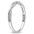 thumbnail image 2 of Bague de mariage Asteria de forme infini en or blanc 10K, 2 of 4