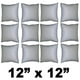 Coussin de forme carrée Hometex de remplissage en polyester – image 1 sur 9