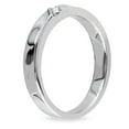 thumbnail image 2 of Miabella Diamond-Accent Sterling Silver Men's Band, 2 of 5