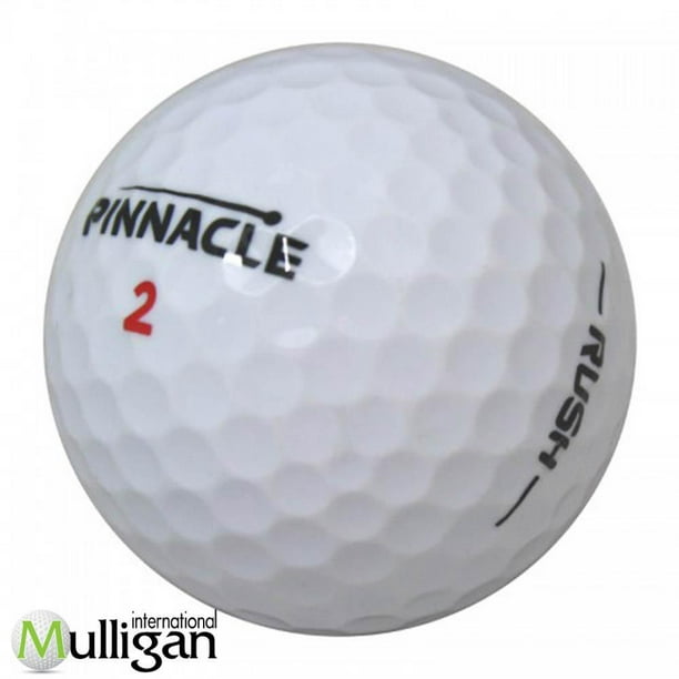 Mulligan - 12 balles de golf récupérées Pinnacle Rush 5A, Blanc