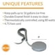 K&H Perfect – Chauffe-godets avec attache de cordon gris de 80 watts – image 2 sur 6