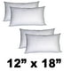 Coussin de forme rectangulaire Hometex en trousse de remplissage en polyester – image 1 sur 9