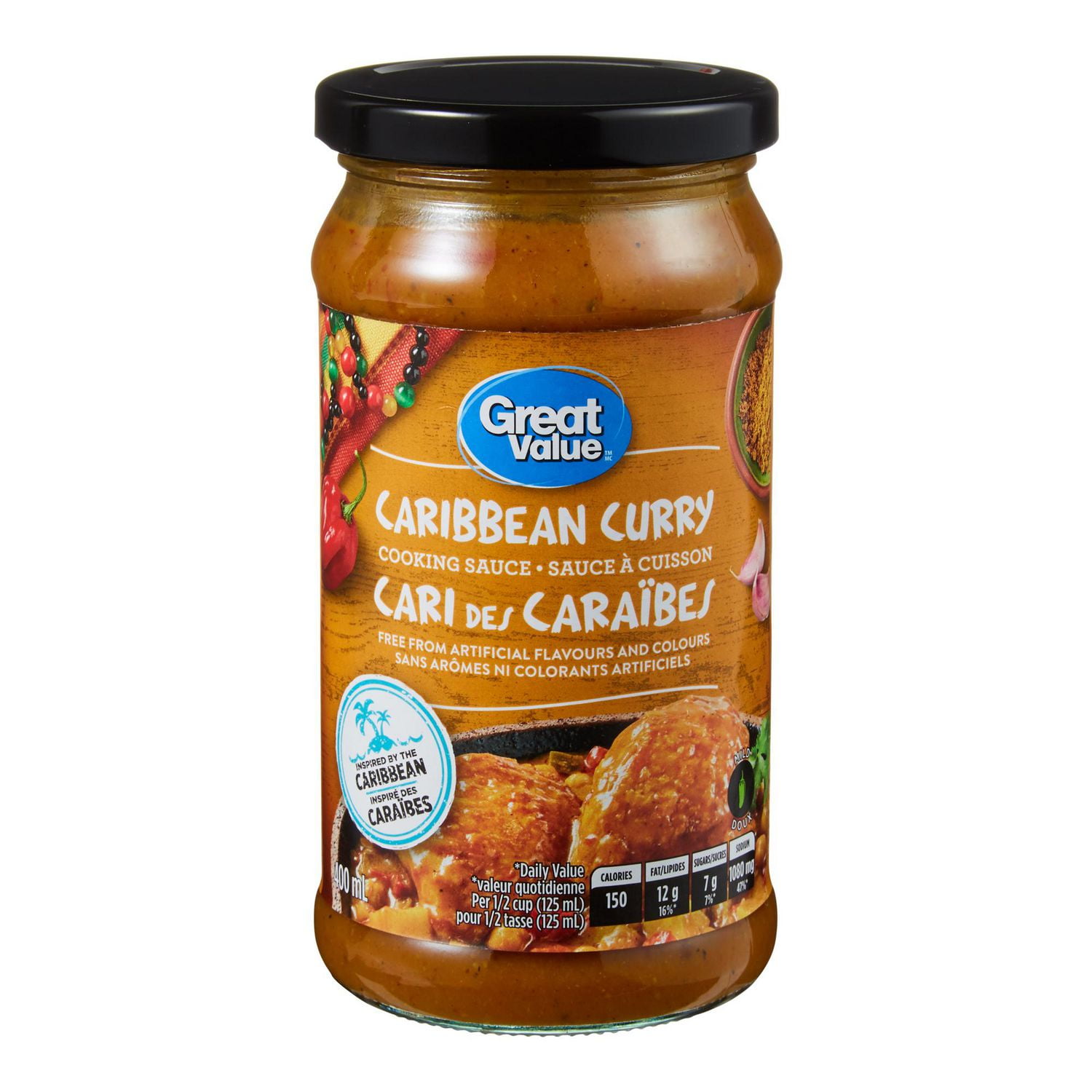 Great Value Caribbean Curry Cooking Sauce Walmart Canada