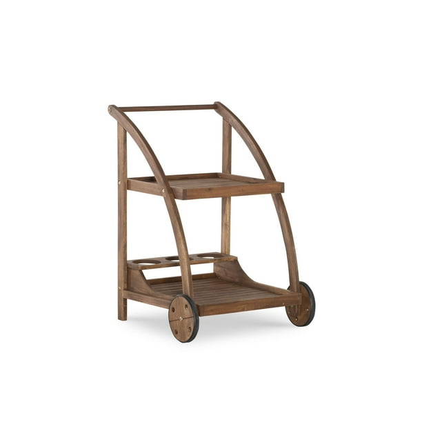 Teak Outdoor Rolling Trolley Walmart.ca