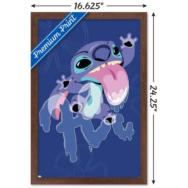  Trends International Disney Lilo and Stitch - Flowers Wall  Poster, 22.375 x 34, Unframed Version: Posters & Prints