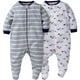 Vêtements à fermeture éclair sur le devant Sleep 'n Play Gerber Chidrenswear pour nouveau-nés garçons - Paq. de 2 – image 1 sur 1