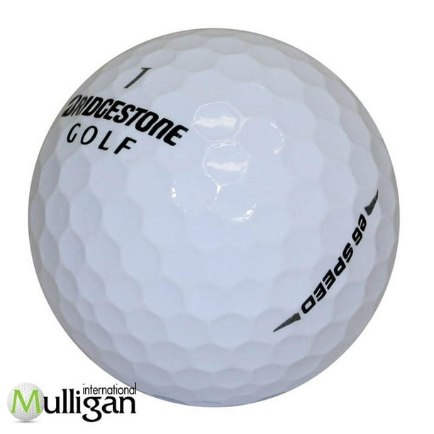 Mulligan - 12 balles de golf récupérées Bridgestone E6 Speed 5A, Blanc