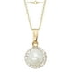 Collecion Simply Pearl-Pendentifs 10 Karat 5.75MM perle culture veritable d'eau douce avec un halo cristal – image 1 sur 1