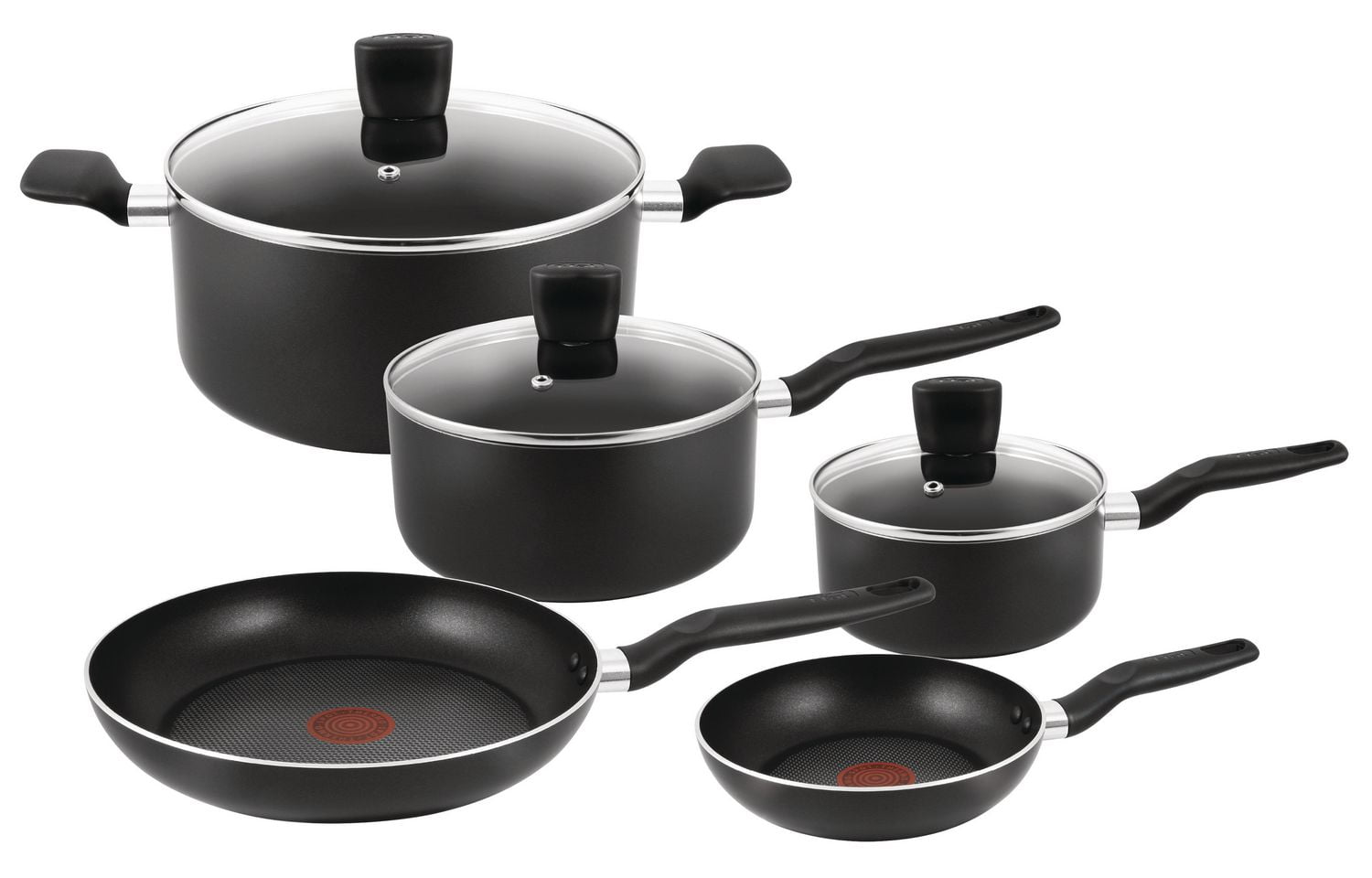 Tefal Pot display. How to clean Aluminum Cookware. Cook Set.