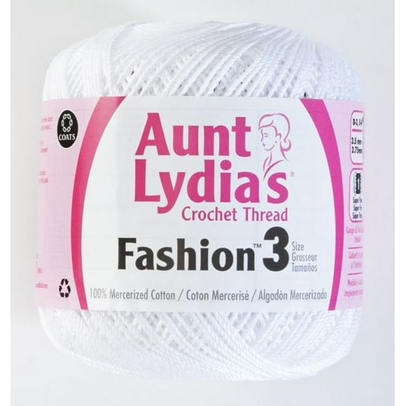 Aunt Lydia Fashion Crochet 182 Grosseur # 3 Fashion Crochet 182 Fil à Crocheter
