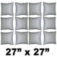 Coussin de forme carrée Hometex de remplissage en polyester – image 1 sur 9