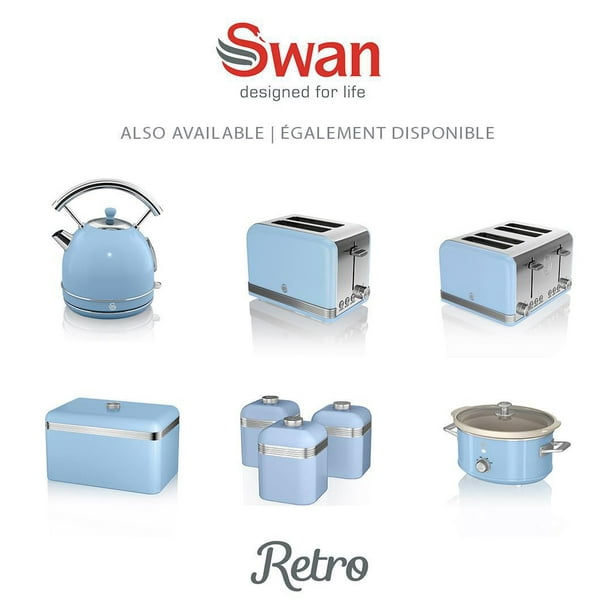 Swan SK34020BN Retro Dome Tea Kettle, 1.7 Liters, Black - Bed Bath & Beyond  - 27066489