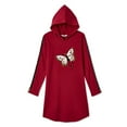 thumbnail image 3 of Robe à capuchon en molleton brossé George pour filles, 3 of 3