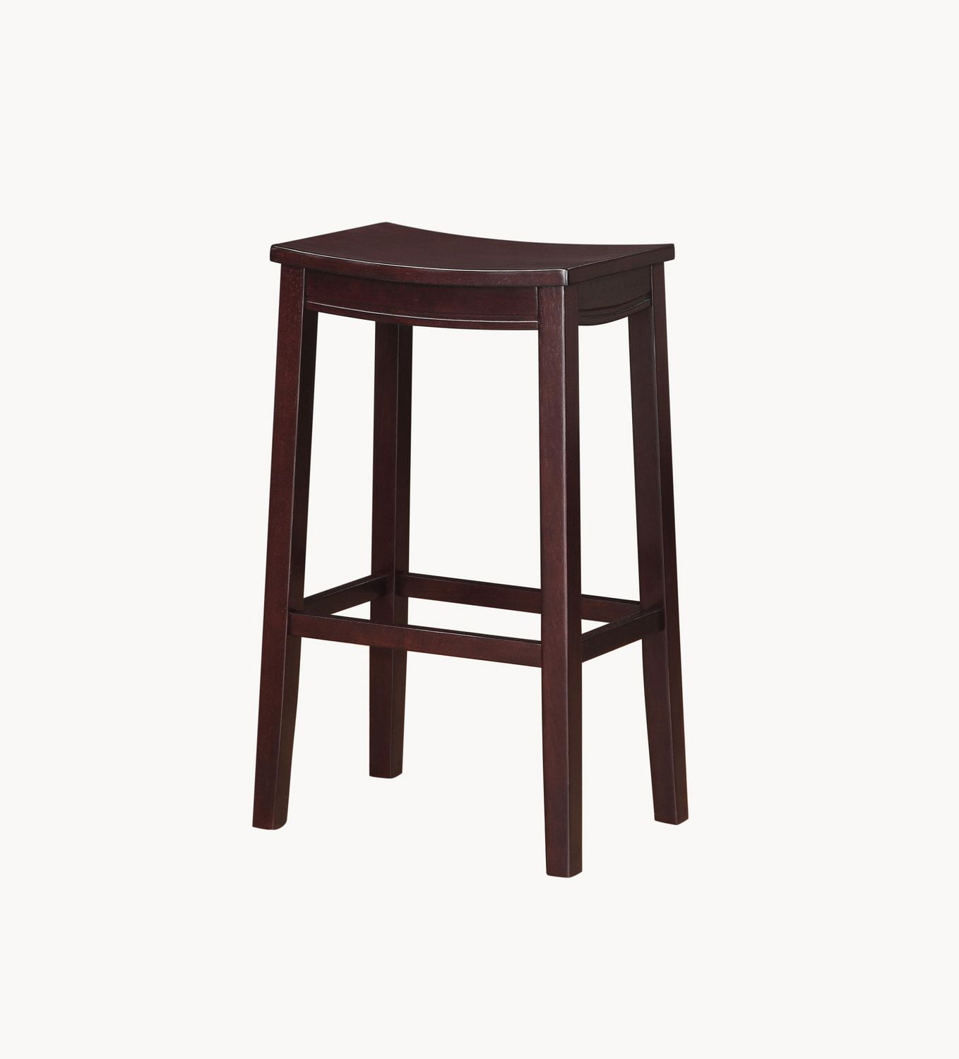 Tegan Wooden Bar Saddle Stool | Walmart Canada