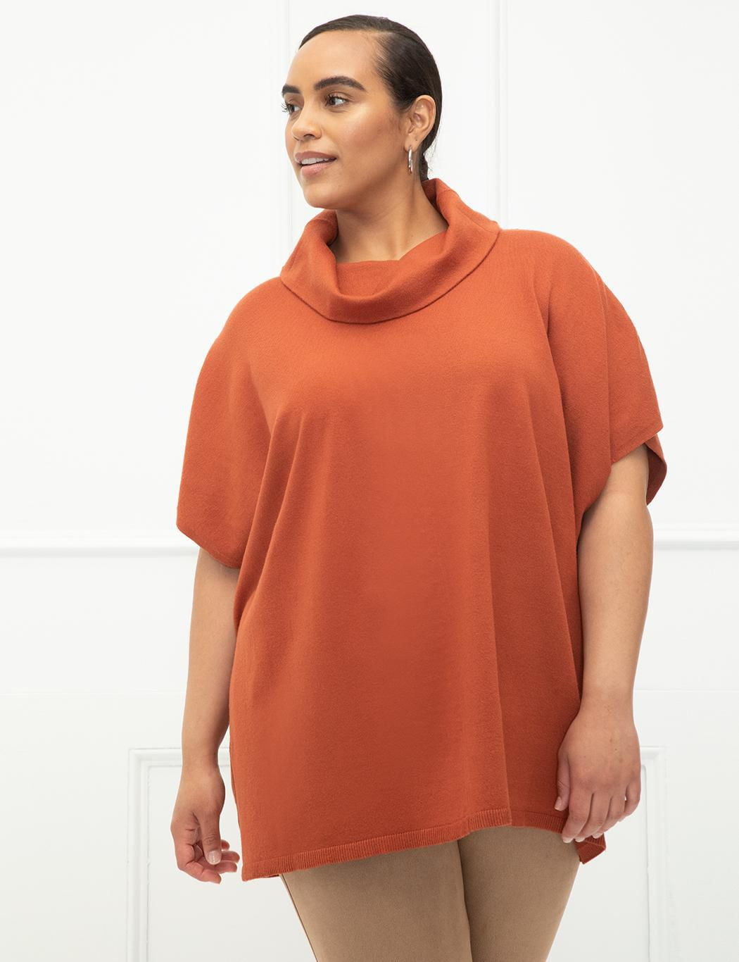 ELOQUII Elements Pull Tunique à Col Roulé