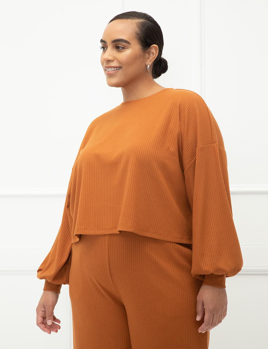 ELOQUII Elements Haut à épaules tombantes