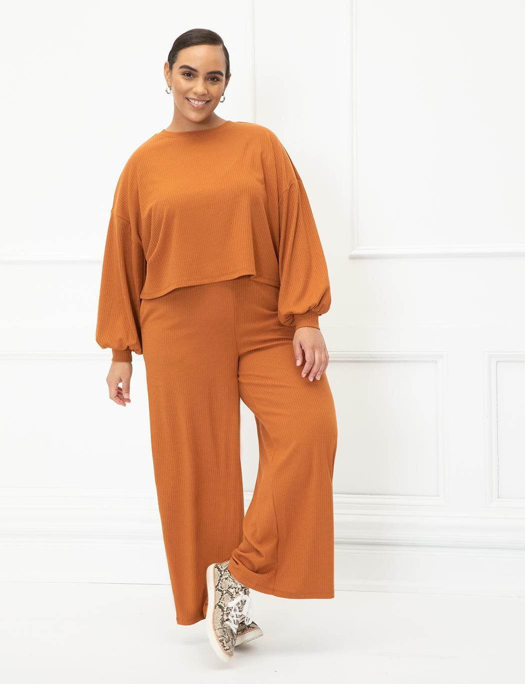 ELOQUII Elements Haut à épaules tombantes