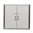 thumbnail image 1 of BCD2424 - 24 X 24" Outdoor Double Access Door Set-Bevelled Frame, 1 of 3