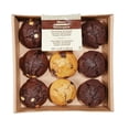 thumbnail image 1 of The Bakery Chocolate Caramel Double Chocolate Triple Chocolate Muffins, 1 of 2