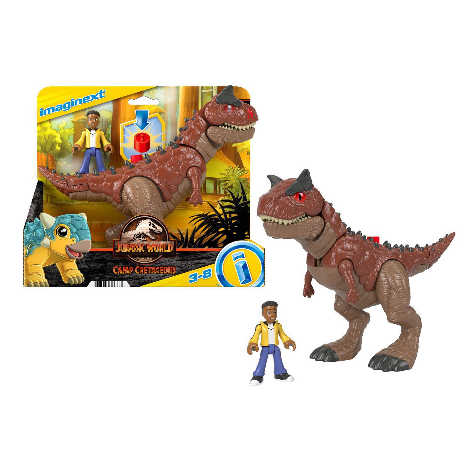 Coffret de figurines Carnotaurus et Darius de « Jurassic World: La
