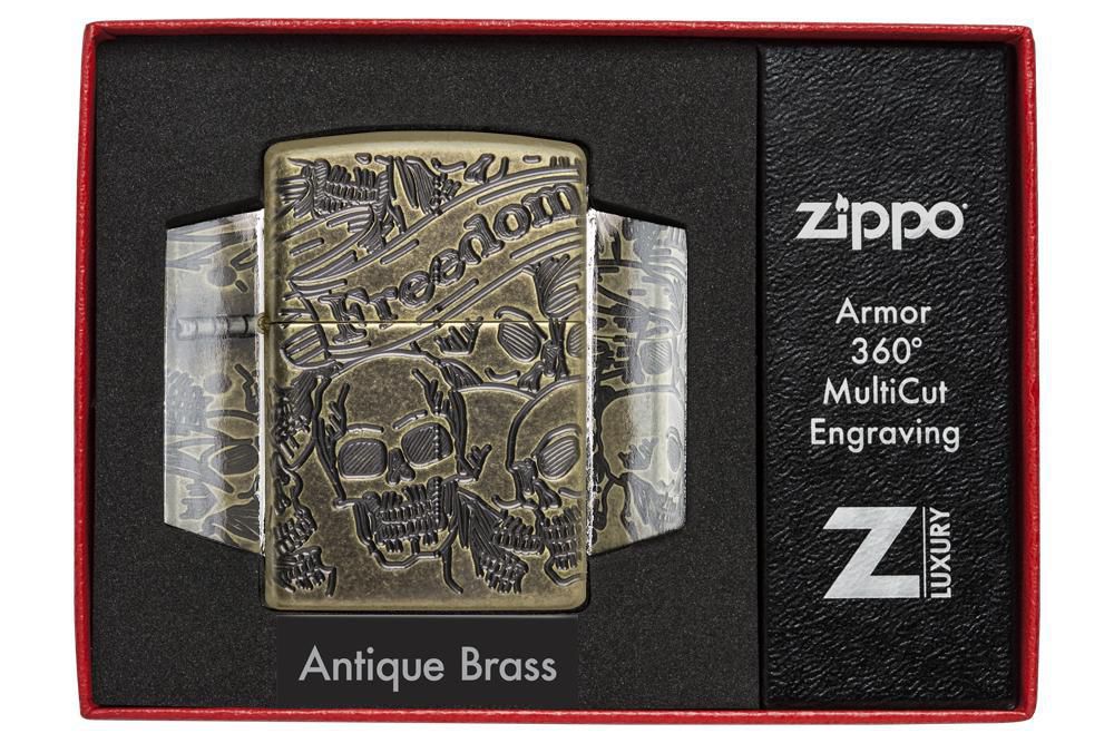 Zippo Freedom Skull Design (49035)
