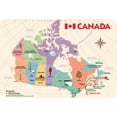 thumbnail image 1 of Napperon de la carte du Canada, 1 of 1