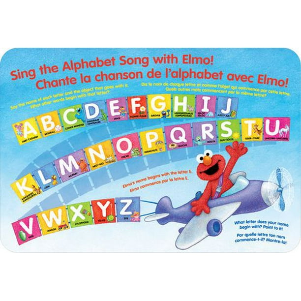 Napperon Sesame Street ® - chanter l'alphabet avec Elmo