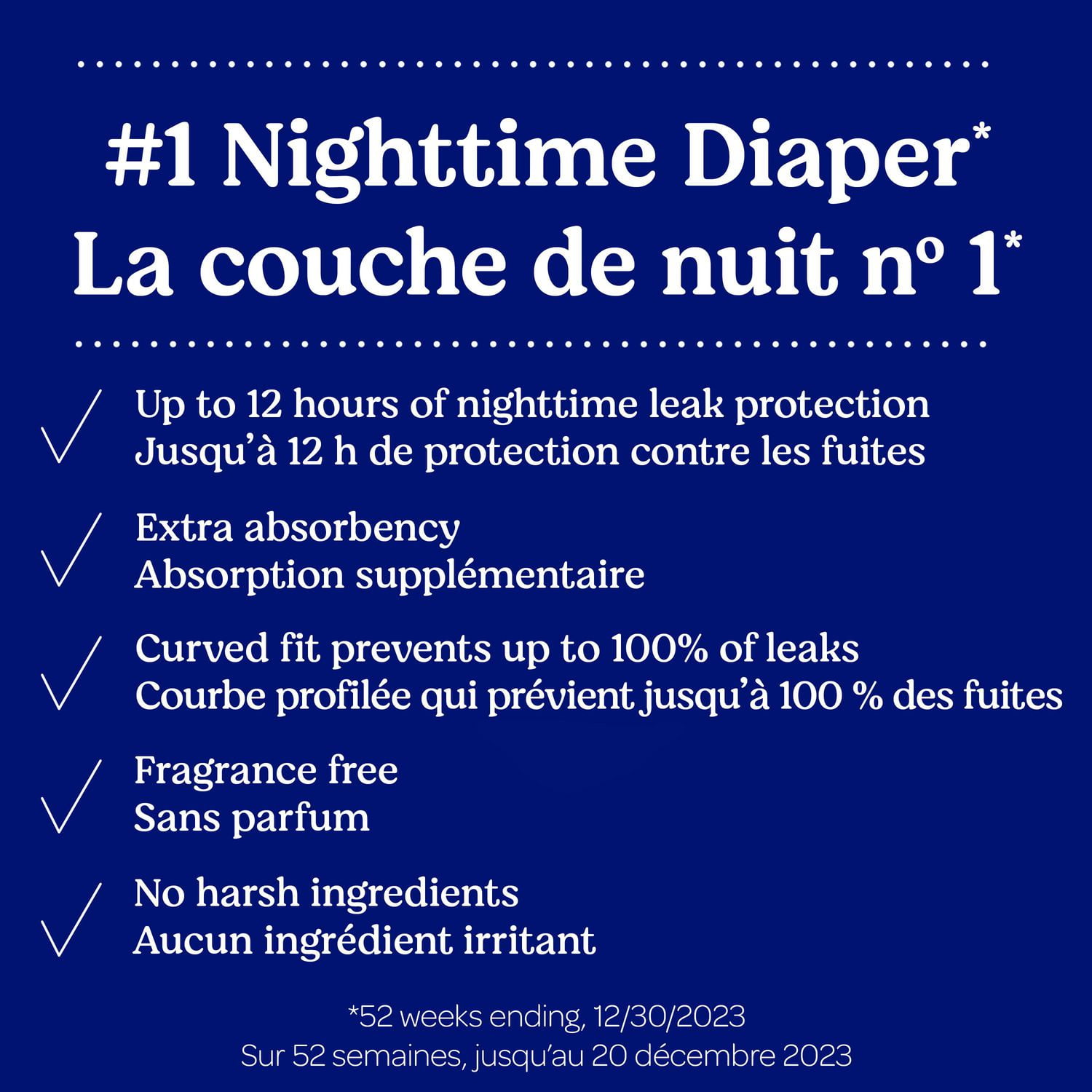 Huggies Overnites Nighttime Baby Diapers, Sizes: 3-7 | 36-66Count, Sizes 3-7 | 36-66 Count