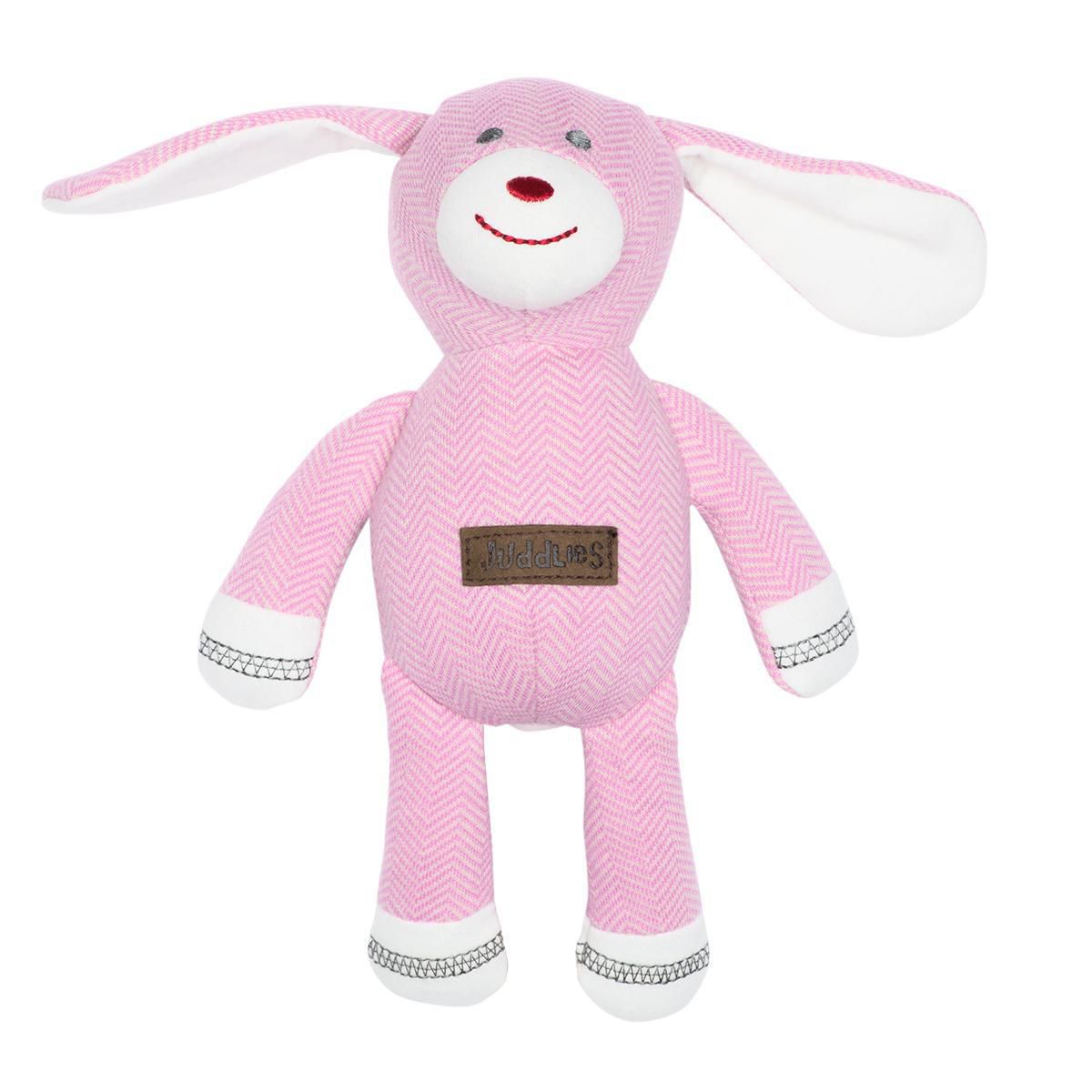 Juddlies - Organic Cottage Collection - Rattle - Sunset Pink Rabbit ...