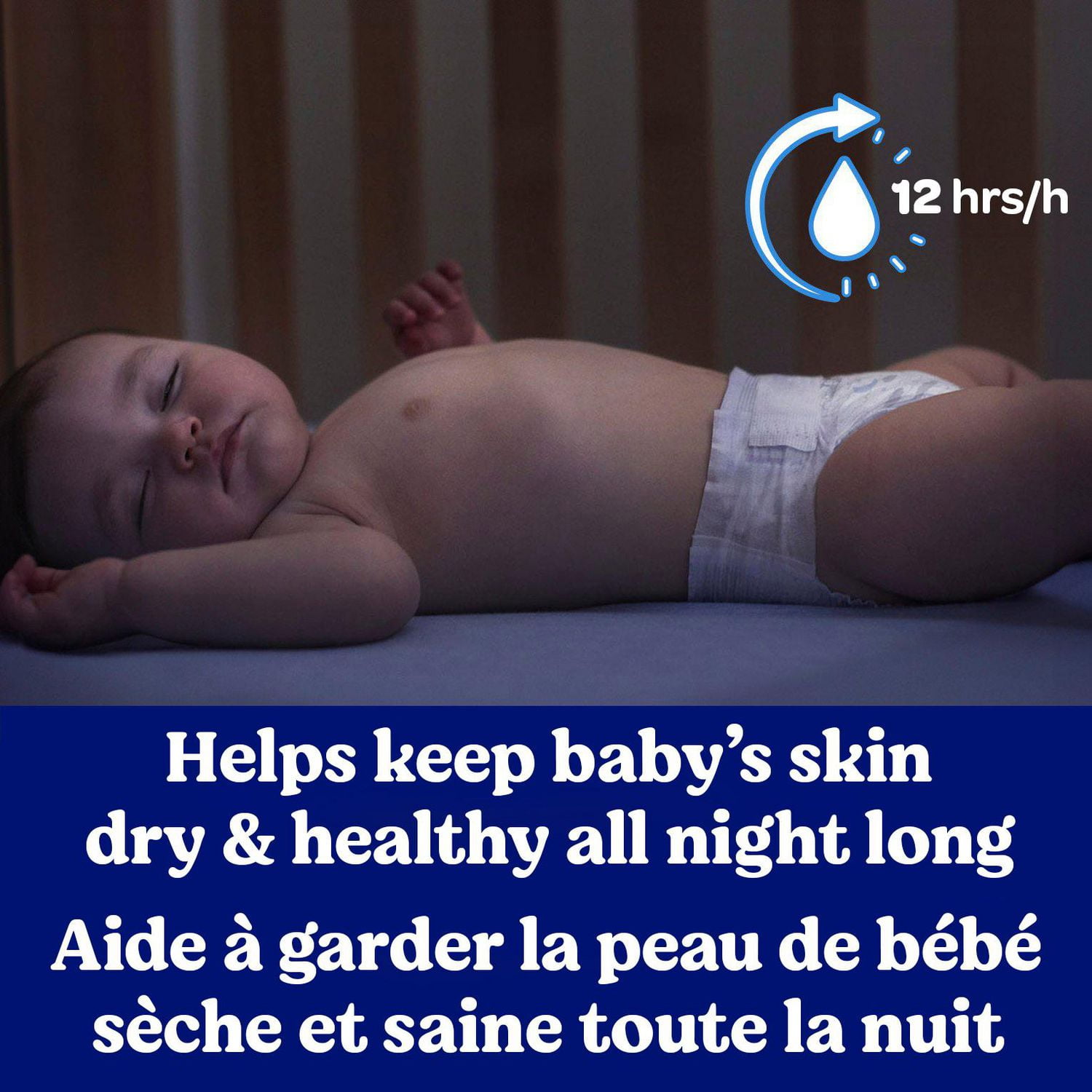 Huggies Overnites Nighttime Baby Diapers, Sizes: 3-7 | 36-66Count, Sizes 3-7 | 36-66 Count