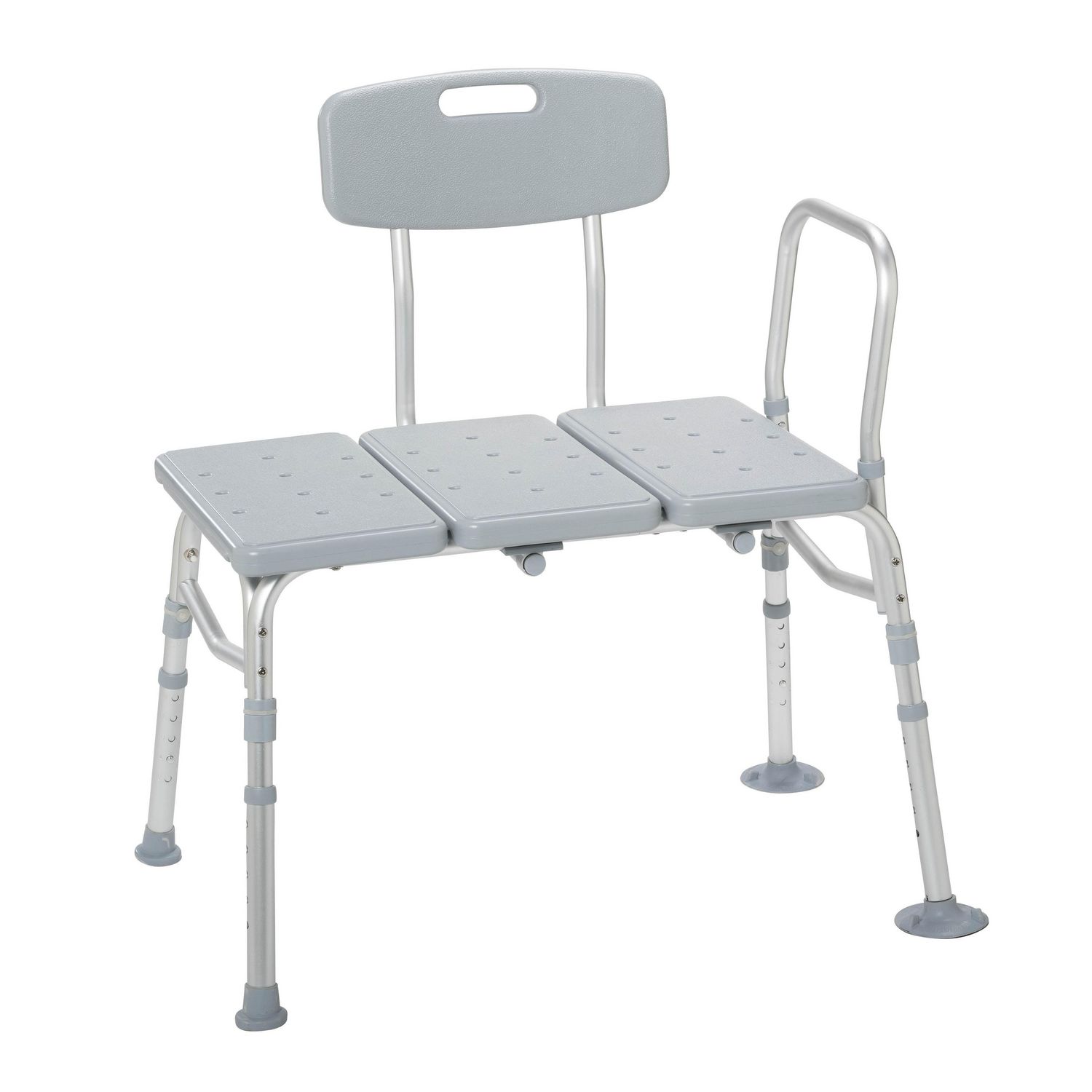 Banc de transfert en plastique pour baignoire avec dossier réglable de Drive Medical